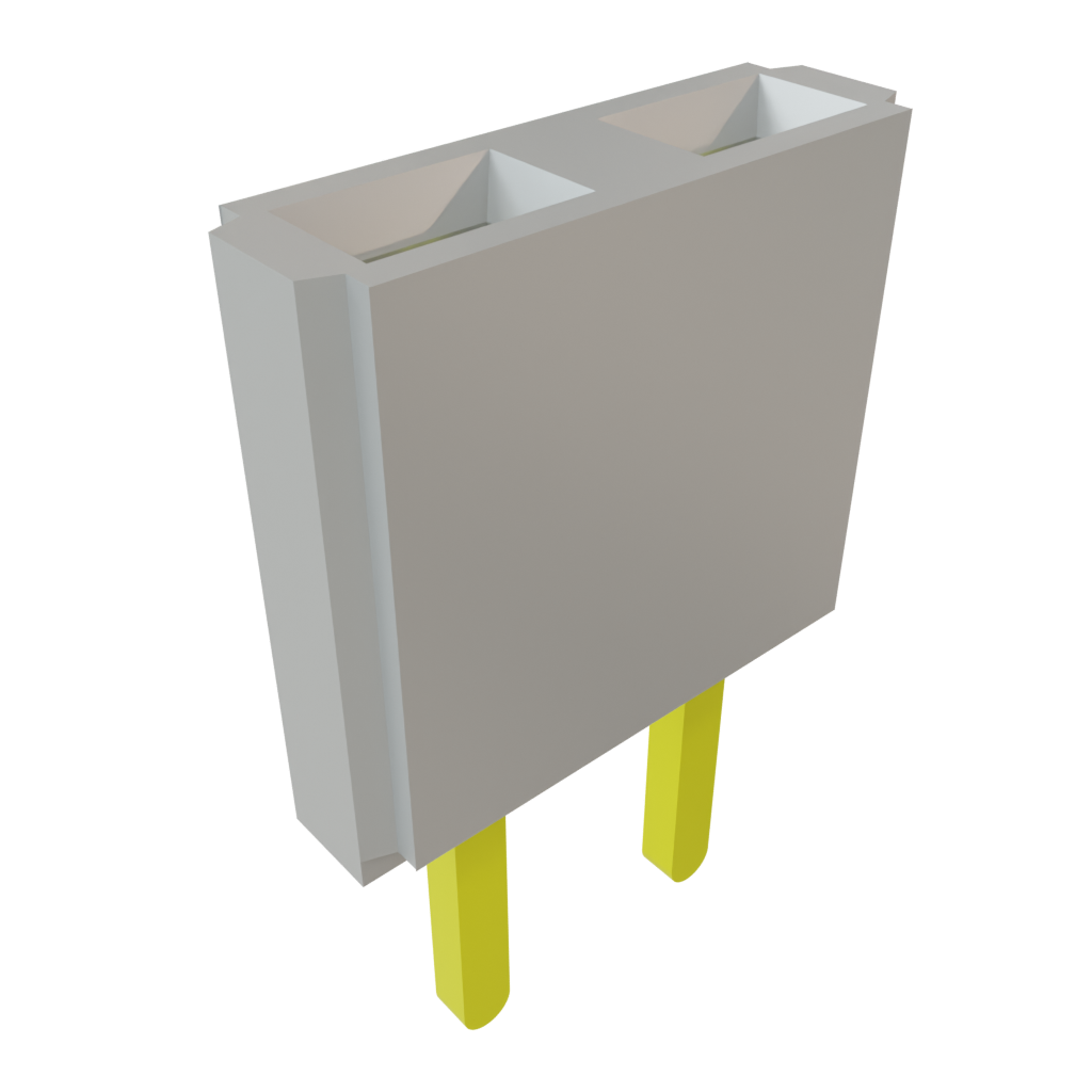 Samtec-SLM-101-01-T-D Connector Headers and PCB Receptacles Conn Socket Strip SKT 2 POS Solder ST Thru-Hole Tube