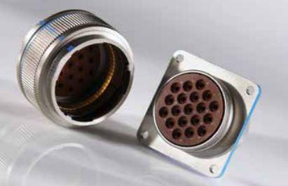 Deutsch Group-D38999/40WE6BN Steckverbinder, rund Conn Circular SKT 6 POS Crimp ST Wall Mount 6 Terminal 1 Port