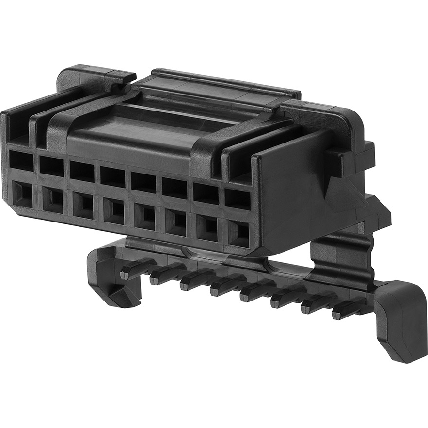 Molex-2059792051 Einzeladersteckverbinder, Gehäuse Conn Housing RCP 5 POS 2mm Crimp ST Cable Mount Black Bag