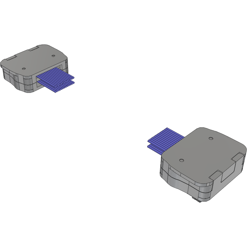 Samtec-ERCD-013-03.94-SBL-TBR-1-D Kabelbaugruppen Koaxial Cable Assembly Coaxial 0.1m 34AWG Board to Board to Board to Board F-M EDGE RATE® Bag