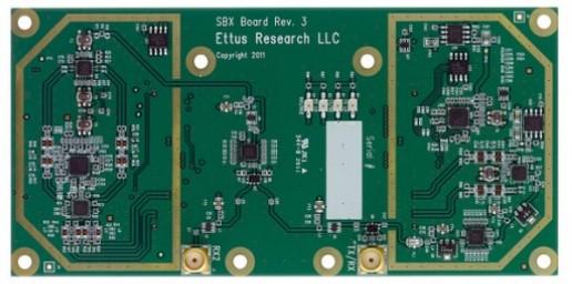 Digilent-6002-410-033 Cartes et kits de développement RF/sans fil SBX 400-4400 MHz for Ettus USRP N210: Rx/Tx (40 MHz) Board