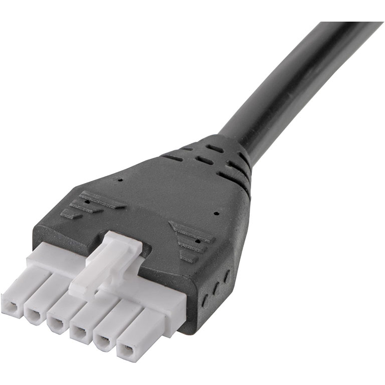 Molex-2171590510 Cable Assembly AC Power Mini-Fit Jr-to-Pigtail Off-the-Shelf Cable Assembly, Single Row