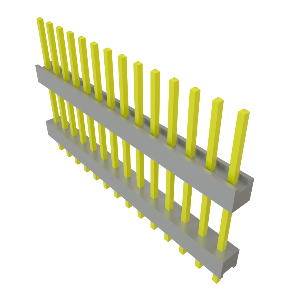 Samtec-DW-14-10-L-S-460 Piastre connettori e prese PCB Conn Board Stacker HDR 14 POS 2.54mm Solder ST Top Entry Thru-Hole Bulk