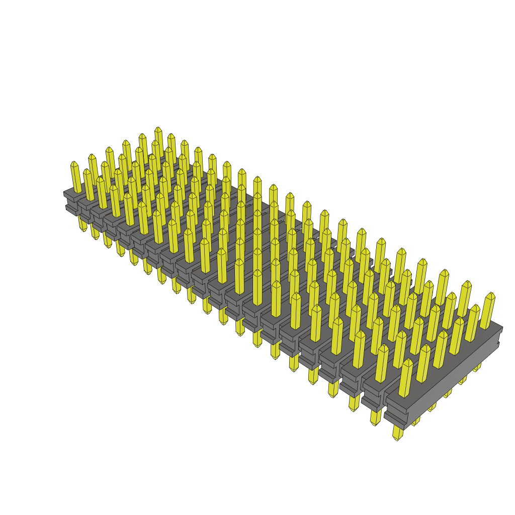 Samtec-YTT-120-01-S-6 Steckverbinderleisten und Leiterplattenbuchsen Conn Unshrouded Header HDR 120 POS 2mm Solder ST Thru-Hole Bulk