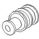 Molex-0359030106 Steckverbinderzubehör Connector Accessories Wire Seal Straight Silicone Rubber Blue Automotive Bag