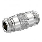 Conn Type N Adapter 0Hz to 11GHz 50Ohm ST F/F Gold/Silver