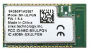 Silex Technology America-SX-ULPGN-2000-WW 802.11 LAN sans fil Module 802.11b/g/n 2.4GHz 72200Kbps 46-Pin SMD Module Reel