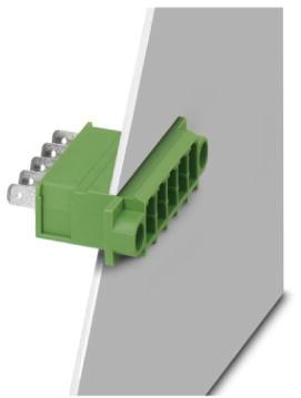 PHOENIX CONTACT-DFK-PC 4/ 2-G-7.62-FS4.8 Steckverbinderleisten und Leiterplattenbuchsen Conn Wire to Board HDR 2 POS 7.62mm Solder Lug ST Wall Mount Cardboard