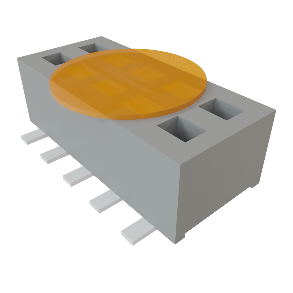 Samtec-CLP-105-02-L-D-BE-K-TR Steckverbinderleisten und Leiterplattenbuchsen Conn Socket Strip SKT 10 POS 1.27mm Solder ST Bottom Entry SMD TIGER CLAW™ T/R