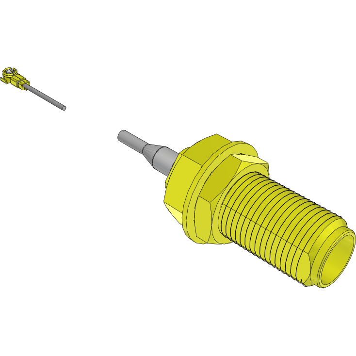 Samtec-MH081-MH3RP-01BJ1-0300 Kabelbaugruppen Koaxial Cable Assembly Coaxial 0.3m 36AWG MHF3 to SMA F-PL Bag