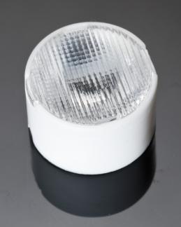 LEDIL OY-CA12629_LR2-O-90 Optical Lenses Round Optical Lens White PMMA Pin/Tape Box