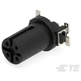 ERNI Electronics-224064-E Steckverbinder, rund Conn M12 Circular SKT 5 POS Solder ST SMD 5 Terminal 1 Port T/R