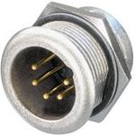 Conn XLR Connector M 5 POS Solder Cup ST Panel Mount 5 Terminal 1 Port