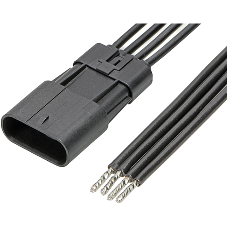 Molex-2166231041 其他电缆组件 Cable Assembly UL 11028 0.15m 16AWG Wire to Board 4 POS M Crimp Bag