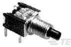 TE Connectivity-TPC11CGRA0 Botón pulsador Switch Push Button N.O. SPST Round Plunger 20VAC 20VDC 0.4VA Momentary Panel Mount/Through Hole PC Pins Bulk