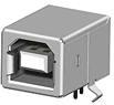 On-Shore Technology, Inc-USB-B1HSB6 Connector USB Conn USB Type B RCP 4 POS 2.5mm Solder RA Thru-Hole 4 Terminal 1 Port
