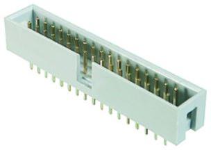 Assmann WSW components, Inc-AWHW 14G-0202-T Steckverbinderleisten und Leiterplattenbuchsen Conn Shrouded Header (4 Sides) HDR 14 POS 2.54mm Solder ST Top Entry Thru-Hole
