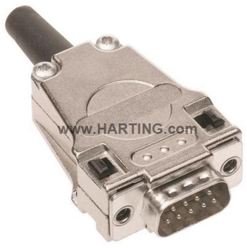 HARTING-09670090323 Schrumpfbalgenadapter Hood 180° 9 Shell Size Metal