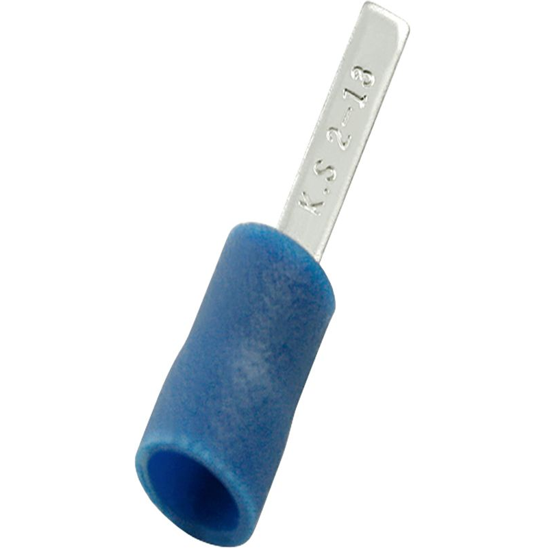 Panduit-EDV14-87MB-Q Steckverbinderanschlüsse Blade Terminal 14-16AWG Copper Blue 28mm Tin Loose