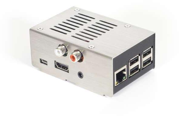 HiFiBerry LLC-4260439550170 Scatole, contenitori e rack Steel Case silver