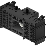 Conn Housing F 56 POS Crimp ST Cable Mount Black