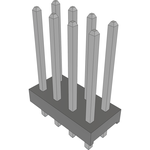 Conn Unshrouded Header HDR 8 POS 2mm Solder ST Top Entry Thru-Hole Bulk