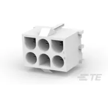 TE Connectivity-641969-1 连接器插头及 PCB 插座 Conn Wire to Board HDR 6Power POS 6.35mm Solder ST Thru-Hole Bag