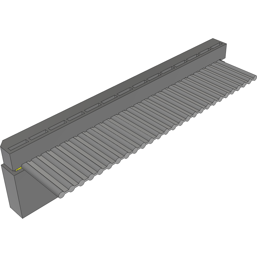 Samtec-IDSS-14-S-09.00-ST8 Flachband Kabelbaugruppen Cable Assembly 0.228m 28AWG 2.54mm 14 POS IDC Connector F Skin