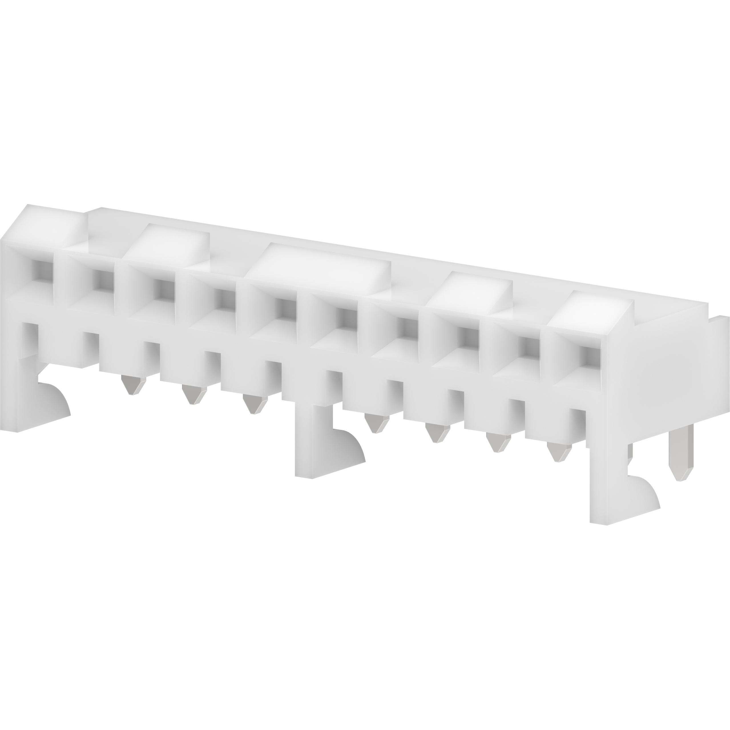 Molex-0009483105 Piastre connettori e prese PCB Conn Socket Strip RCP 10Power POS 3.96mm Solder RA Side Entry Thru-Hole KK 396 Tray