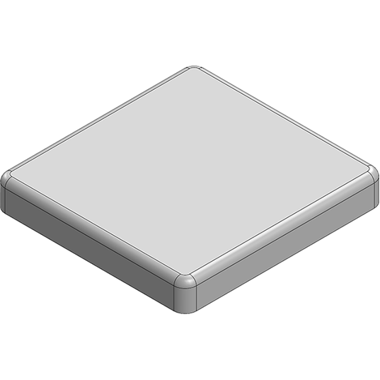 Masach Tech-MS266-10S null 26.6 x 25.4 x 3.8mm One-piece Drawn-Seamless RF Shield/EMI Shield (CRS)