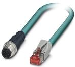 PHOENIX CONTACT-1408749 Assemblage de câble autre 1408749 PHOENIX CONTACT Cable Assembly Cat 5 0.5m 26AWG M12 Circular to RJ-45 8 POS M - Arrow.com