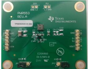 Texas Instruments-TPS630250EVM-553 Power Management Development Boards and Kits TPS630250 DC to DC Converter and Switching Regulator Chip 3.267V to 3.33V Output Evaluation Board