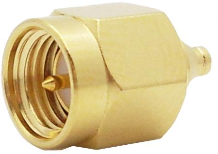 Amphenol RF-242212 Raccordement FR Conn SMA-AMC Adapter 0Hz to 6GHz 50Ohm ST PL/RCP Gold