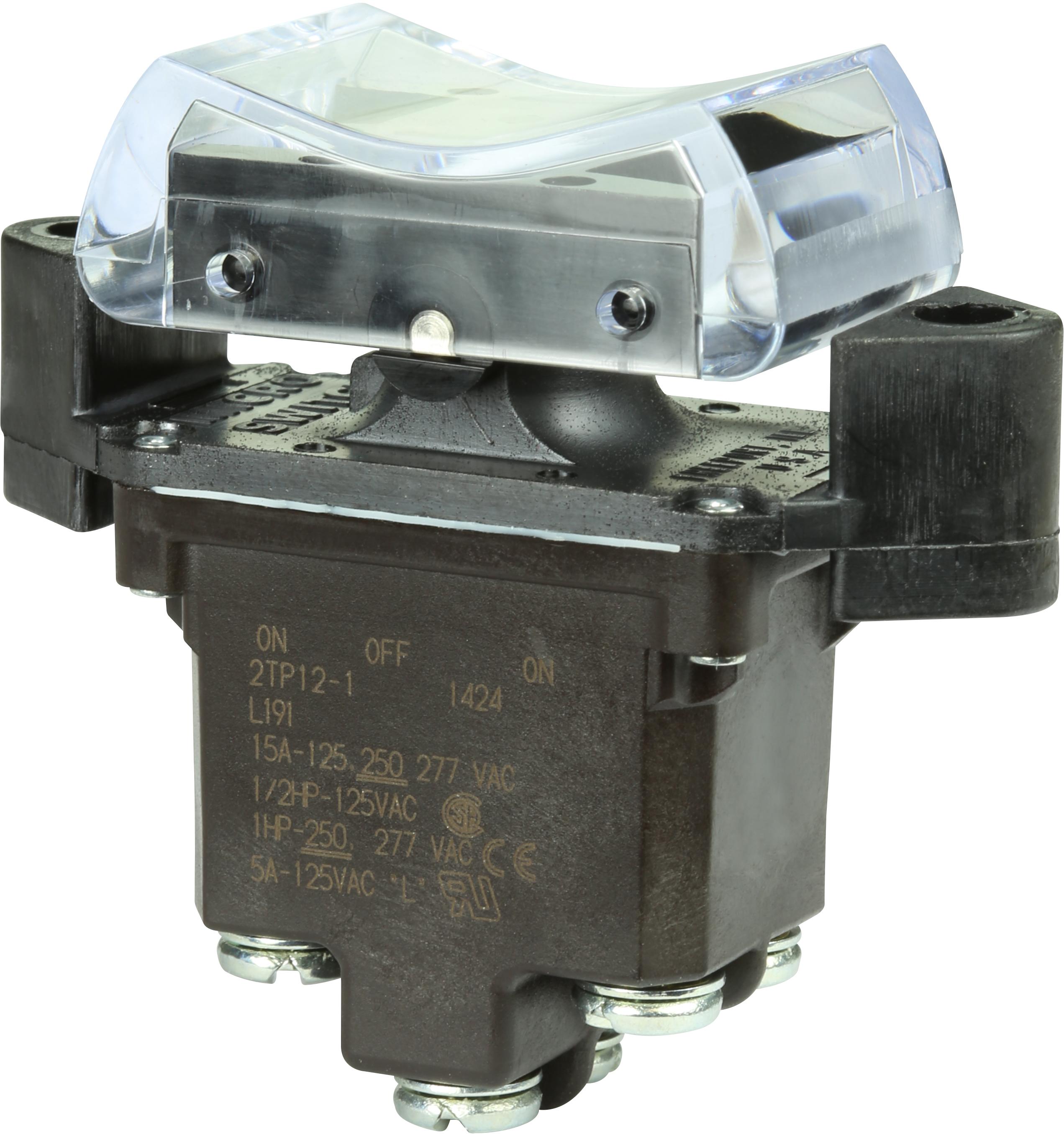 Honeywell-2TP1-21 Switch Rocker Switch Rocker ON OFF ON DPDT Screw Rocker 15A 277VAC 250VDC 745.7VA