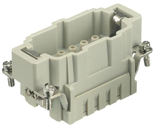 HARTING Technology Group-09365102602 Connector Rectangular Conn Rectangular PIN 10Signal/1Ground POS Crimp ST Panel Mount