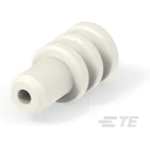 Connector Accessories Cavity Plug Straight Silicone White Bag