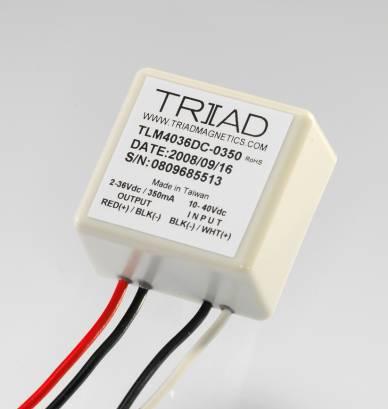 Triad Magnetics-TLM4036DC-0350 LED-Spannungsversorgung AC/DC LED Power Supply 26W 4-Pin