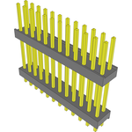 Conn Board Stacker HDR 24 POS 2.54mm Solder ST Top Entry Thru-Hole Bulk