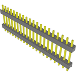 Conn Board Stacker HDR 20 POS 2.54mm Solder ST Top Entry Thru-Hole Bulk