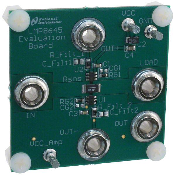 Texas Instruments-LMP8645MKEVAL/NOPB Cartes et kits de développement de circuit intégré d'amplificateur LMP8645 Special Purpose Amplifier Evaluation Board