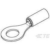 TE Connectivity-1577634-1 Connector Terminals PIDG Ring Tongue Terminal 16-18AWG Copper Orange 28.38mm Nickel Bag/Box