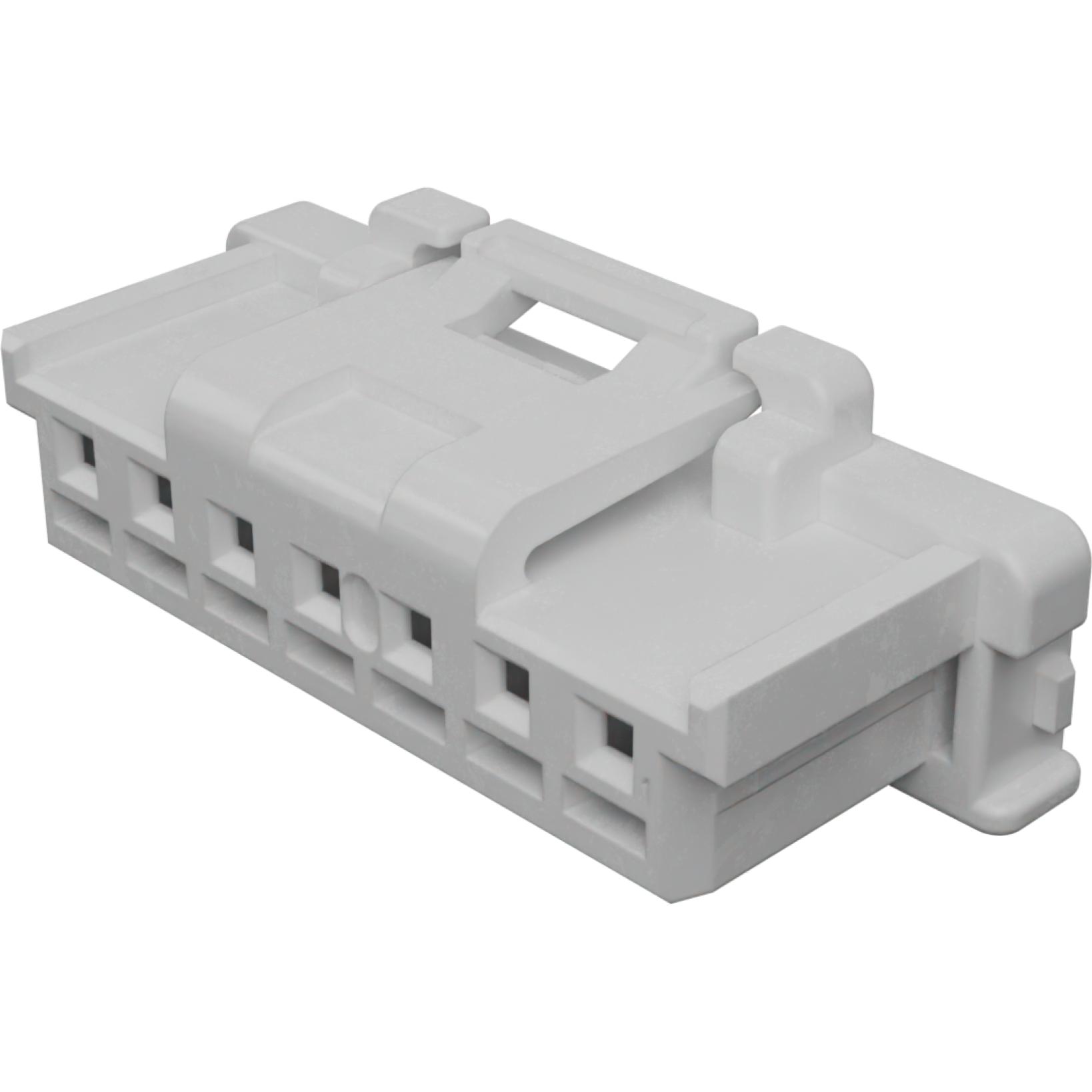 Molex-5051510701 Einzeladersteckverbinder, Gehäuse Conn Housing RCP 7 POS 2mm Crimp ST Cable Mount White DuraClik Bag