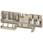 Weidmuller-1514030000 Steckverbinder, Klemmenblöcke Feed-through terminal, PUSH IN, 2.5 mm², 800 V, 24 A, dark beige