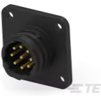 TE Connectivity-1-206852-2 Connector Circular Conn Circular PIN 9 POS Solder ST Thru-Hole 9 Terminal 1 Port Bag