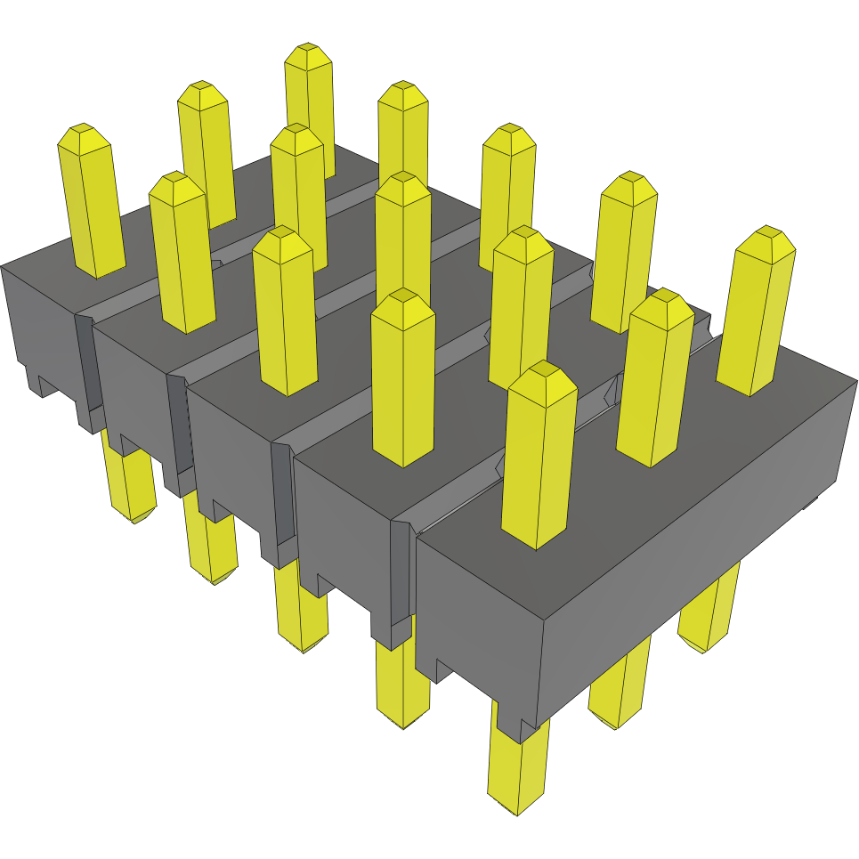 Samtec-TSW-105-05-T-T Steckverbinderleisten und Leiterplattenbuchsen Conn Unshrouded Header HDR 15 POS 2.54mm Solder ST Top Entry Thru-Hole Bulk