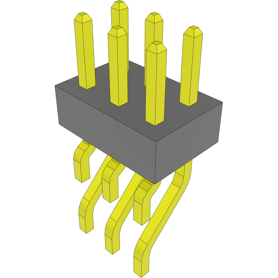 Samtec-TLE-103-01-G-DV Connector Headers and PCB Receptacles Conn Socket Strip SKT 6 POS 2mm Solder ST Bottom Entry SMD Tube