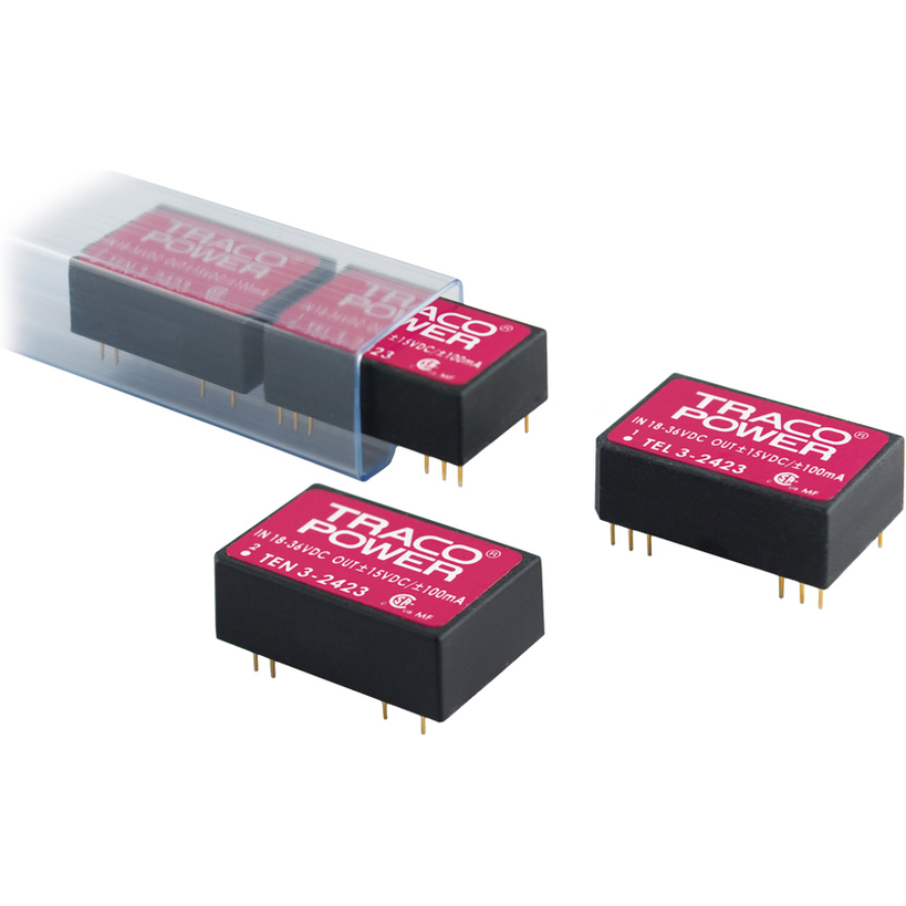 TRACO Electronic AG-TEN 3-4812 DC/DC-Wandler und Spannungsreglermodul Module DC-DC 48VIN 1-OUT 12V 0.25A 3W 7-Pin DIP Module