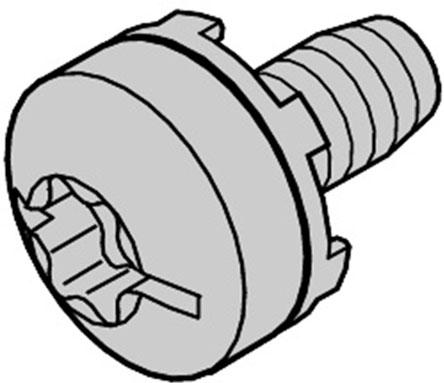 nVent SCHROFF-23130285 null Screw Torx M6 X 1-THD