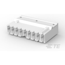 TE Connectivity-928343-9 Connector Discrete Wire Housing Conn Housing RCP 9 POS 5mm Crimp ST Cable Mount Natural Bag/Box