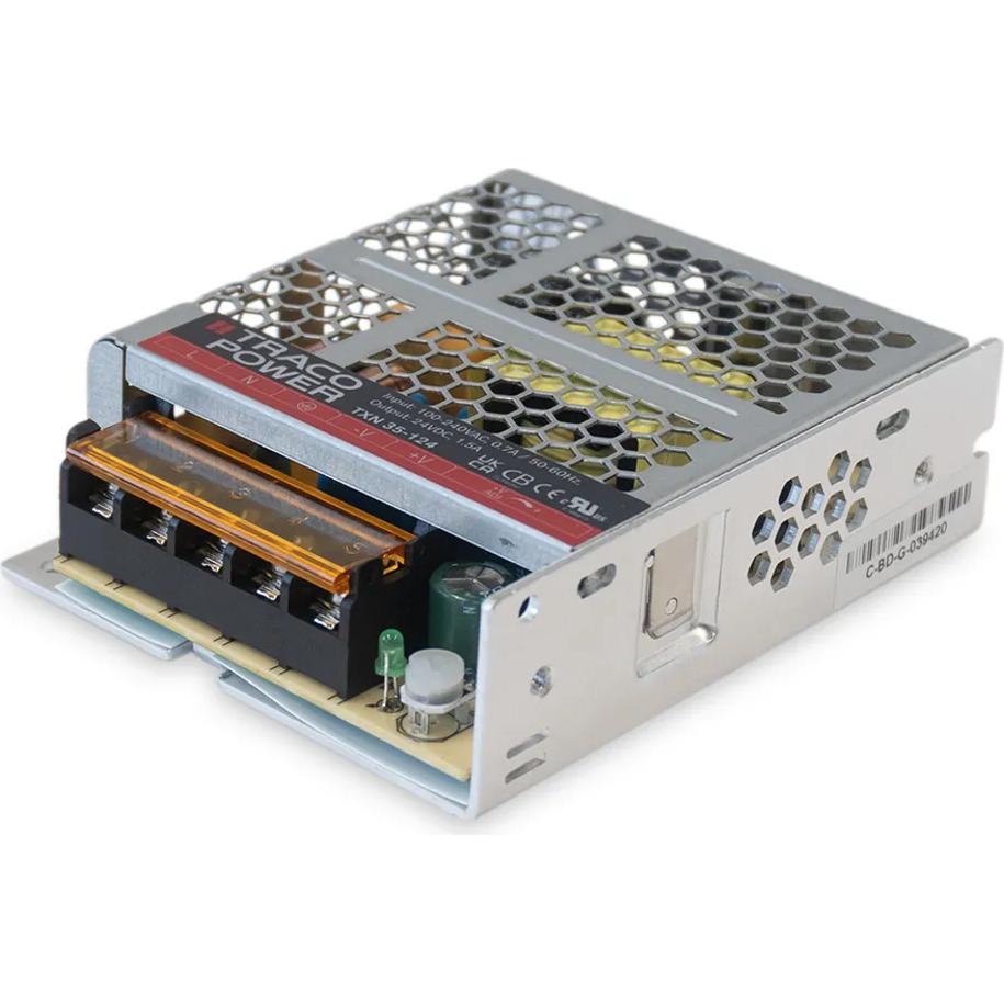 TRACO Electronic AG-TXN 35-124 Alimentazione da CA a CC AC/DC Power Supply Single-OUT 24V 1.5A 35W 5-Pin